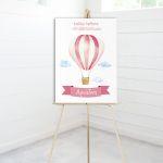 Canvas print baptism, Hot air balloon art 1