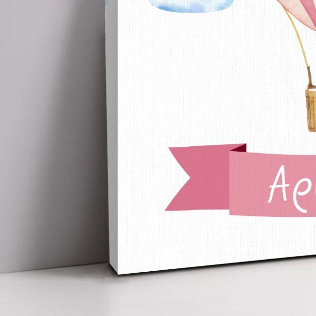 Canvas print baptism, Hot air balloon art 1