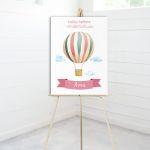 Canvas print baptism, Hot air balloon art 2