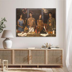 Canvas print Four seasons reart  Framed canvas View 1 2