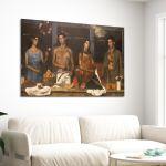 Canvas print Four seasons reart 