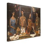 Canvas print Four seasons reart 