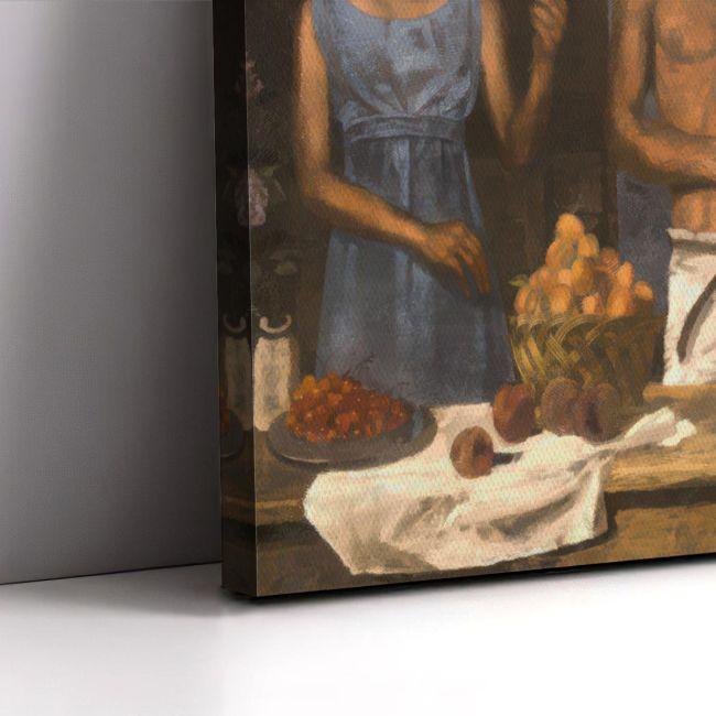 Canvas print Four seasons reart 