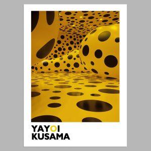 Exhibition poster, Dot obsession, Kusama 2