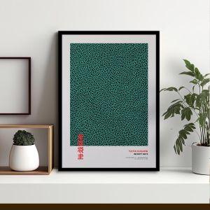 Exhibition poster, Infinty nets. Kusama