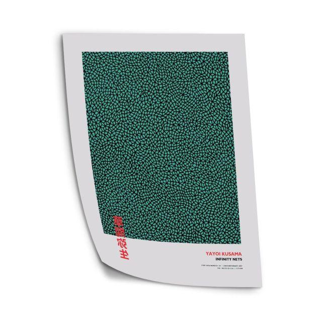 Exhibition poster, Infinty nets. Kusama