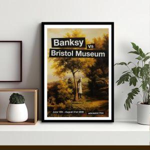 Exhibition poster, Bansky vs Bristol Museum I