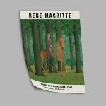 Αφίσα Έκθεσης The blank signature, Magritte R, αφίσα, κάδρο