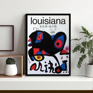 Αφίσα Έκθεσης Miro in Louisiana, αφίσα, κάδρο