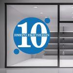 Shop window 10imero Sales Sticker, art 2