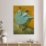 Canvas print Dancers at the bar, Degas Edgar