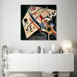 Canvas print White cross, Kandinsky W.