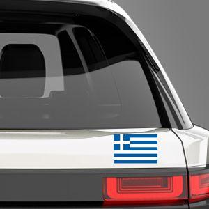 Car sticker Greek Flag