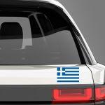 Car sticker Greek Flag