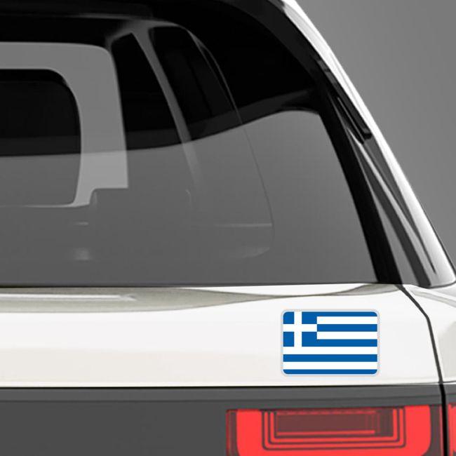 Car sticker Greek Flag