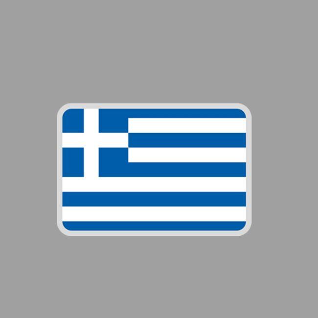 Car sticker Greek Flag