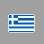 Car sticker Greek Flag
