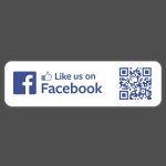 Αυτοκόλλητο Εκπτώσεων, Liike us on Facebook QR Code