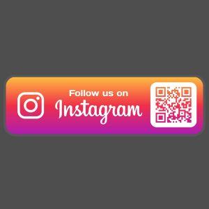 Shop windowFollow us on instagram QR Code 2