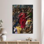 Canvas print Christ Apocalipsis remastered, El Greco