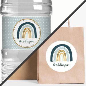 Sticker label Balloon bear, nostalgy