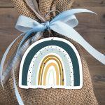 Wooden figure printed rainbow nordic 3