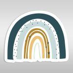 Wooden figure printed rainbow nordic 3