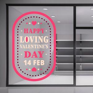 Shop window sales sticker, Love love love