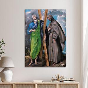 Canvas print St. Andrew and St. Francis, El Greco