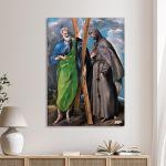 Canvas print St. Andrew and St. Francis, El Greco