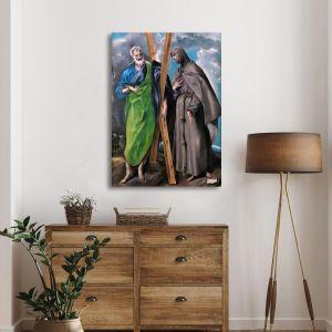 Canvas print St. Andrew and St. Francis El Greco Framed canvas View 1 2