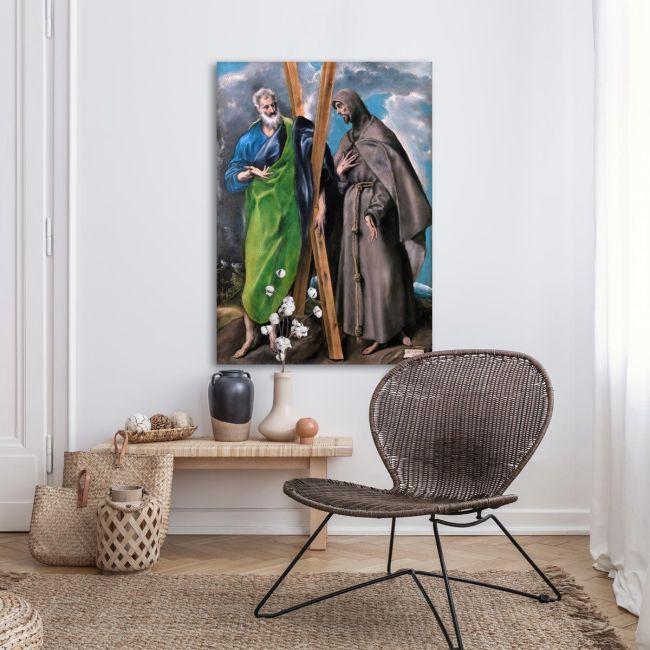 Canvas print St. Andrew and St. Francis, El Greco