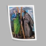 Άγ. Ανδρέας και Αγ. Φραγκίσκος, El Greco, αφίσα, κάδρο