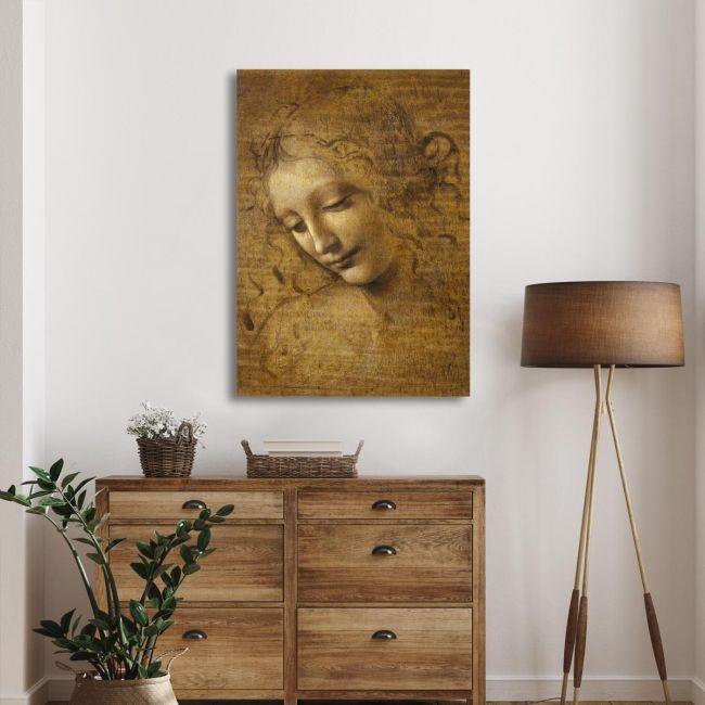 Πίνακας ζωγραφικής La Scapigliata, Leonardo da Vinci