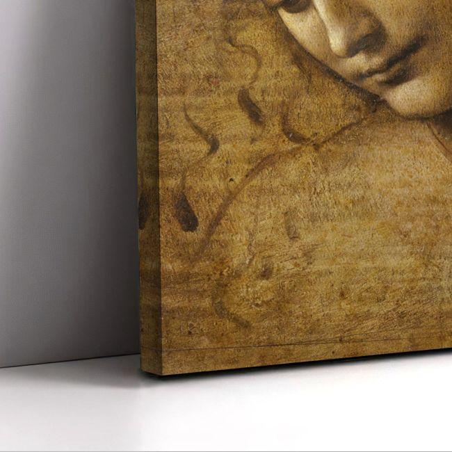 Canvas print La Scapigliata, Leonardo da Vinci