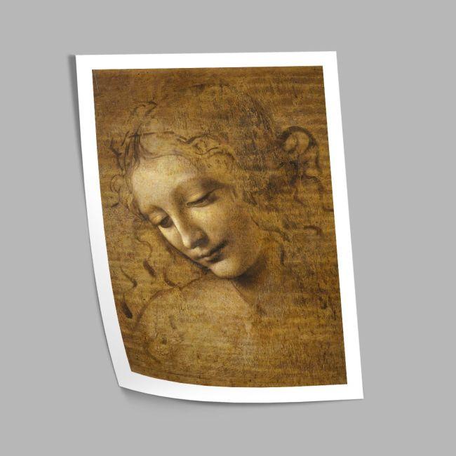 La Scapigliata, Leonardo da Vinci, Poster