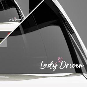 Αυτοκόλλητο αυτοκινήτου Lady Driven