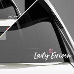 Αυτοκόλλητο αυτοκινήτου Lady Driven