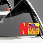 Car sticker Good Luck Everyone
