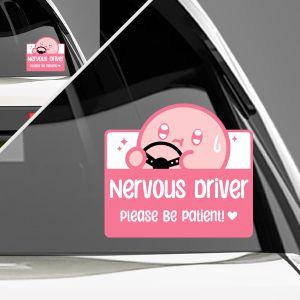 Αυτοκόλλητο αυτοκινήτου Nervous Driver
