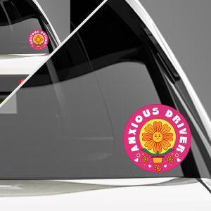 Car sticker Nervous Driver