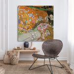 Canvas print Water serpents II detail, Klimt Gustav