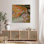 Canvas print Water serpents II detail, Klimt Gustav