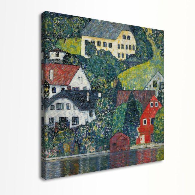 Πίνακας ζωγραφικής Houses at Unterach, Klimt Gustav