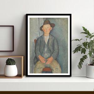 Young peasant, Modigliani A, Poster