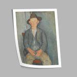 Young peasant, Modigliani A, Poster