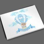 Wishes book, Rainbow Blue Sky