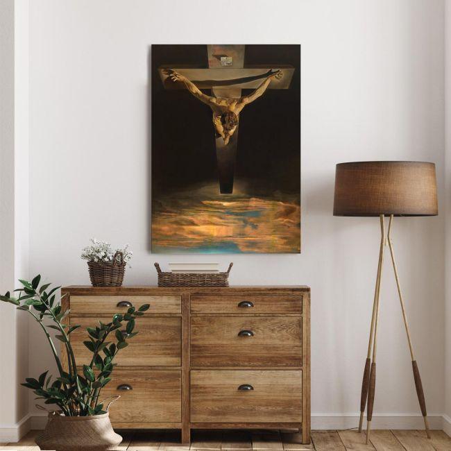 Canvas print Christ of St.John on the cross, Dali Salvador