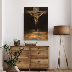 Canvas print Christ of St.John on the cross, Dali Salvador