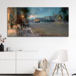 Canvas print Guernica coloured I reart (original Picasso P.)